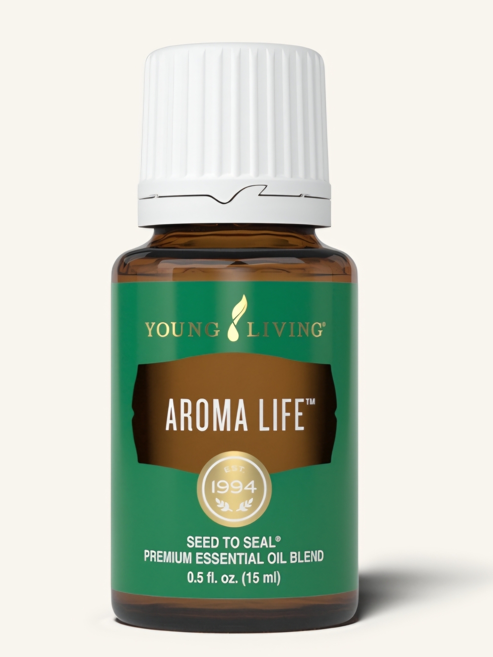 Young Living Aroma Life Essential Oil Blend - Green & Brown Label